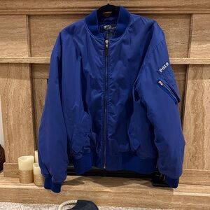 Polo by Ralph Lauren Men's Royal Blue Bomber Jacket